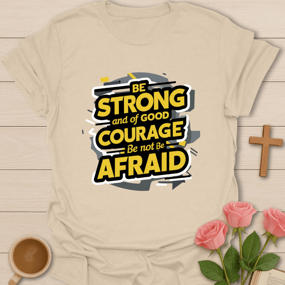 Strong Courage T-Shirt - Kozzy Co Sand / S