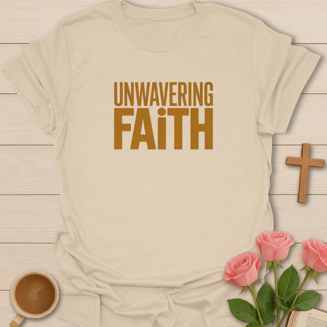 Unwavering Faith T-Shirt - Kozzy Co Sand / S