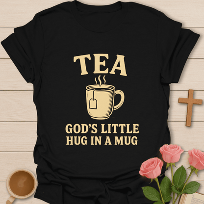 Tea God's Hug T-Shirt - Kozzy Co Black / S