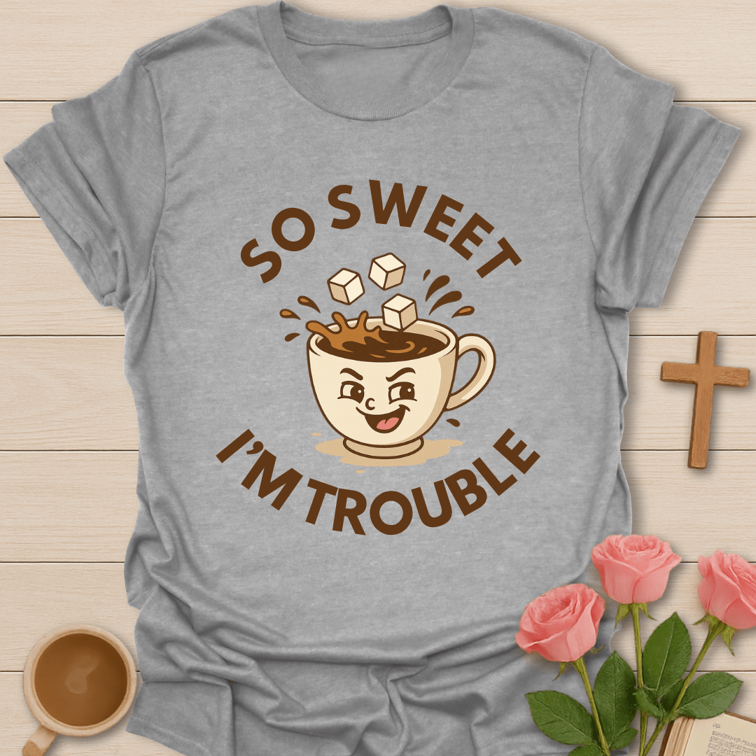 I'm Trouble T-Shirt - Kozzy Co Sport Grey / S