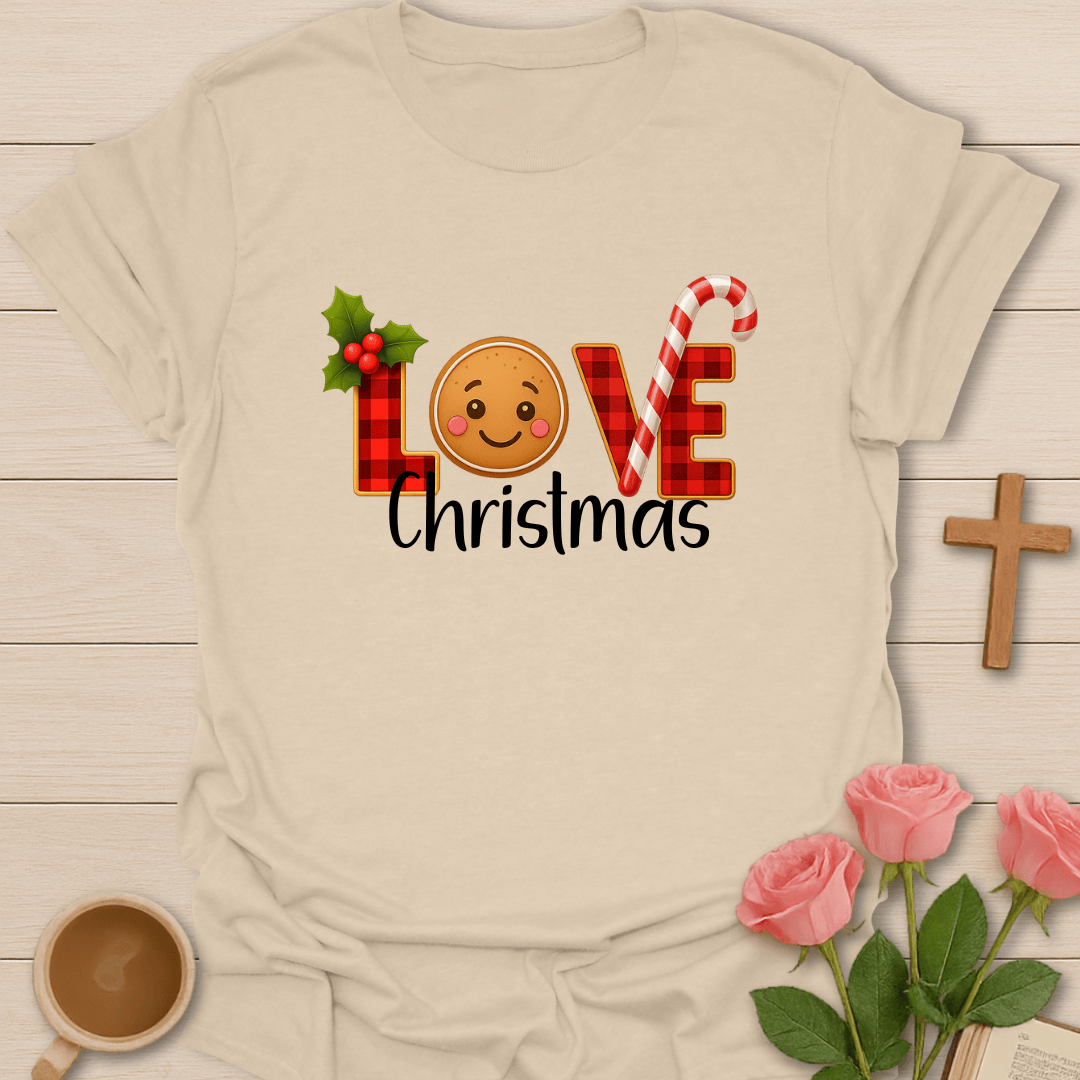 Gingerbread Love Christmas T-Shirt T-Shirt