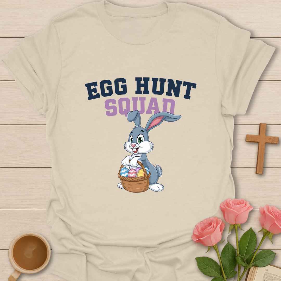 Bunny Egg Hunt Squad  T-Shirt