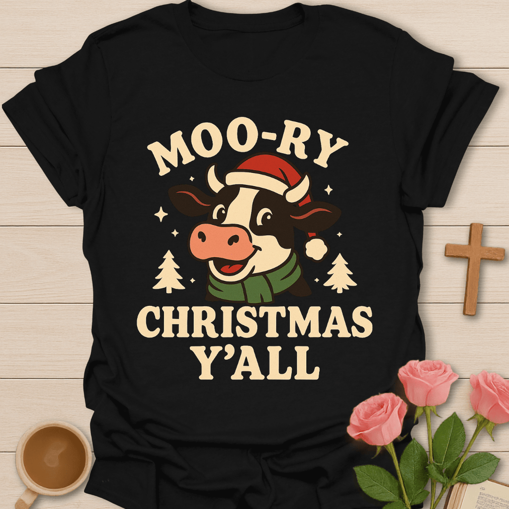 Moory Christmas Y'all T-Shirt T-Shirt