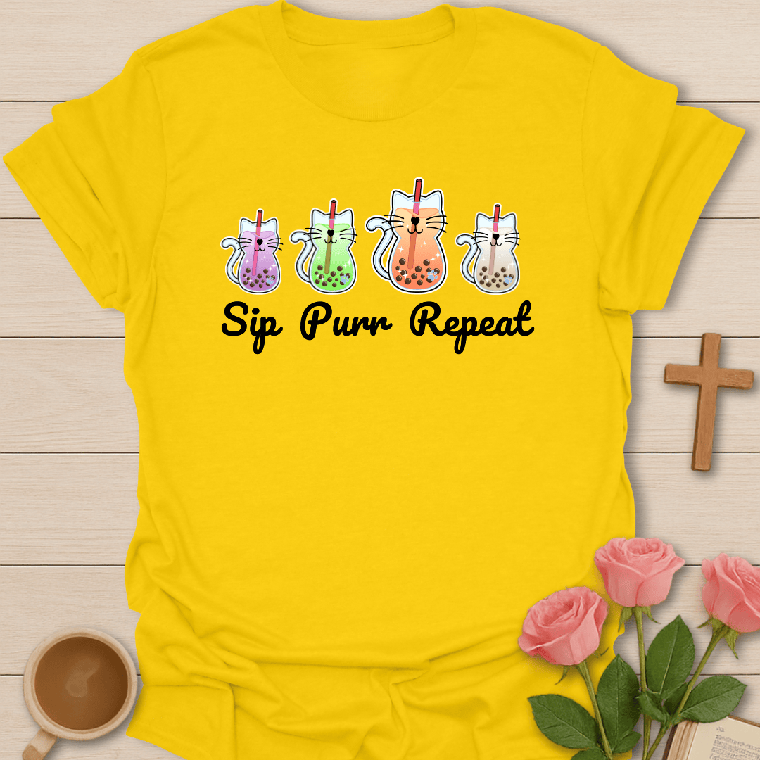 Boba Cat Tea T-Shirt