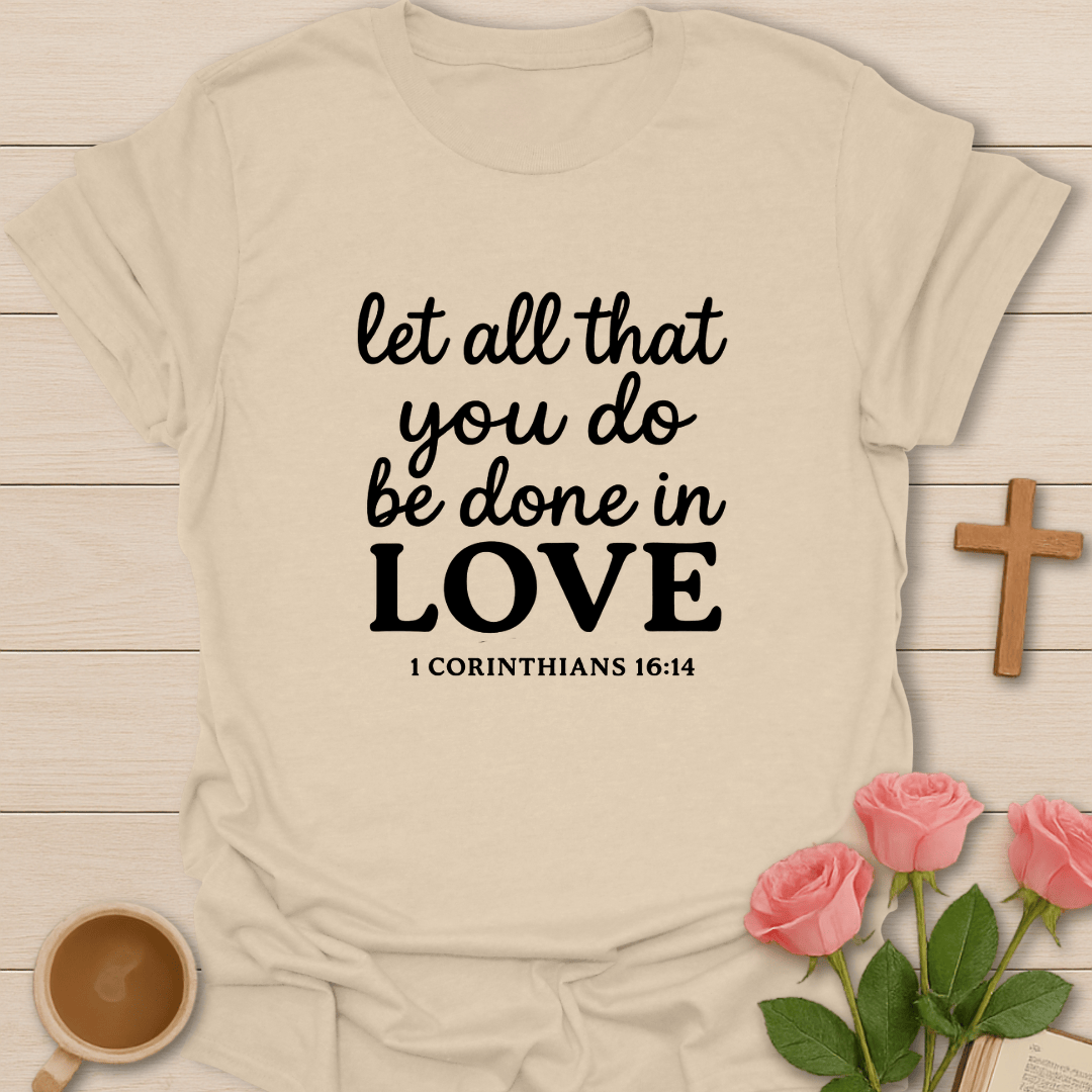 In Love T-Shirt - Kozzy Co Sand / S