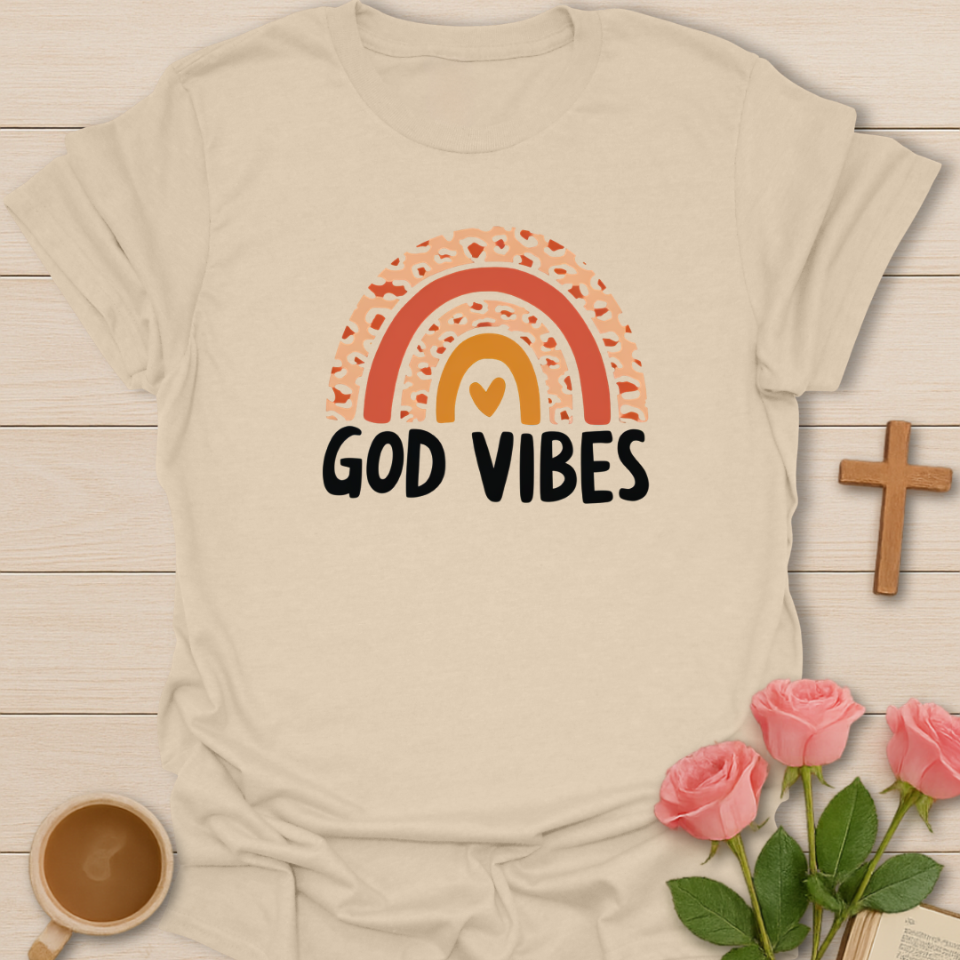Rainbow God Vibes T-Shirt