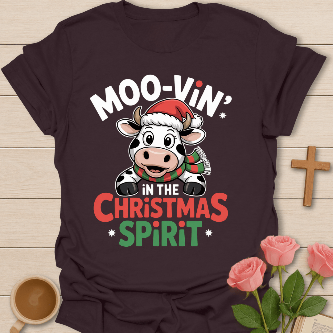 Moovin' In The Christmas Spirit T-Shirt T-Shirt