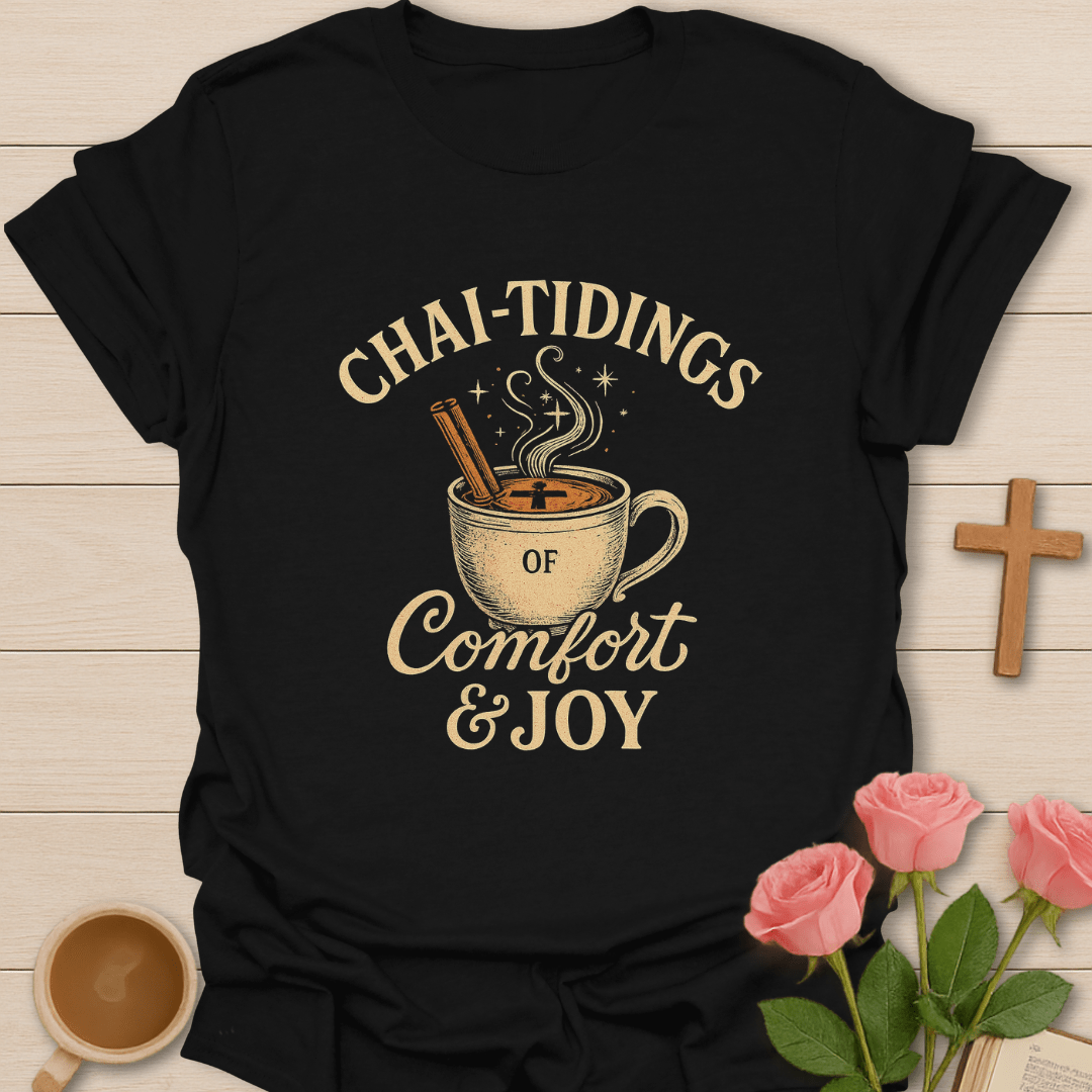Chai-Tidings Christmas T-Shirt T-Shirt