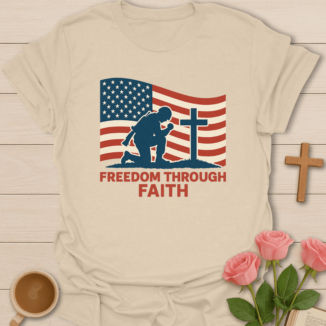 His Freedom Through Faith T-Shirt