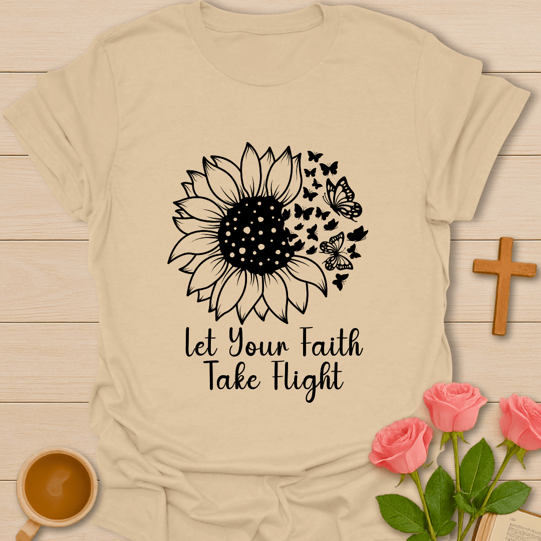 Faith Sunflower Flight T-Shirt T-Shirt