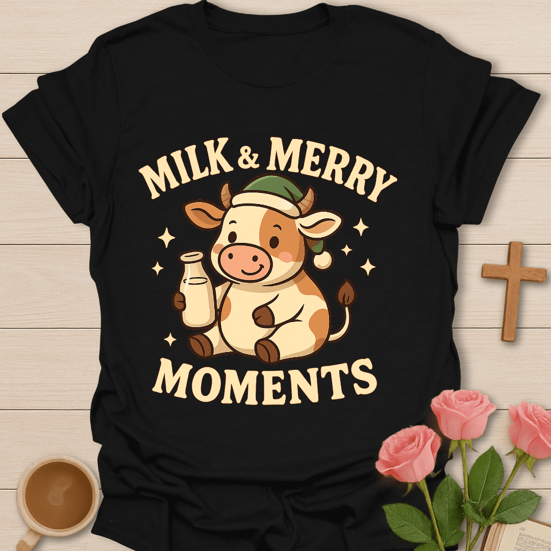 Milk & Merry Moments T-Shirt T-Shirt