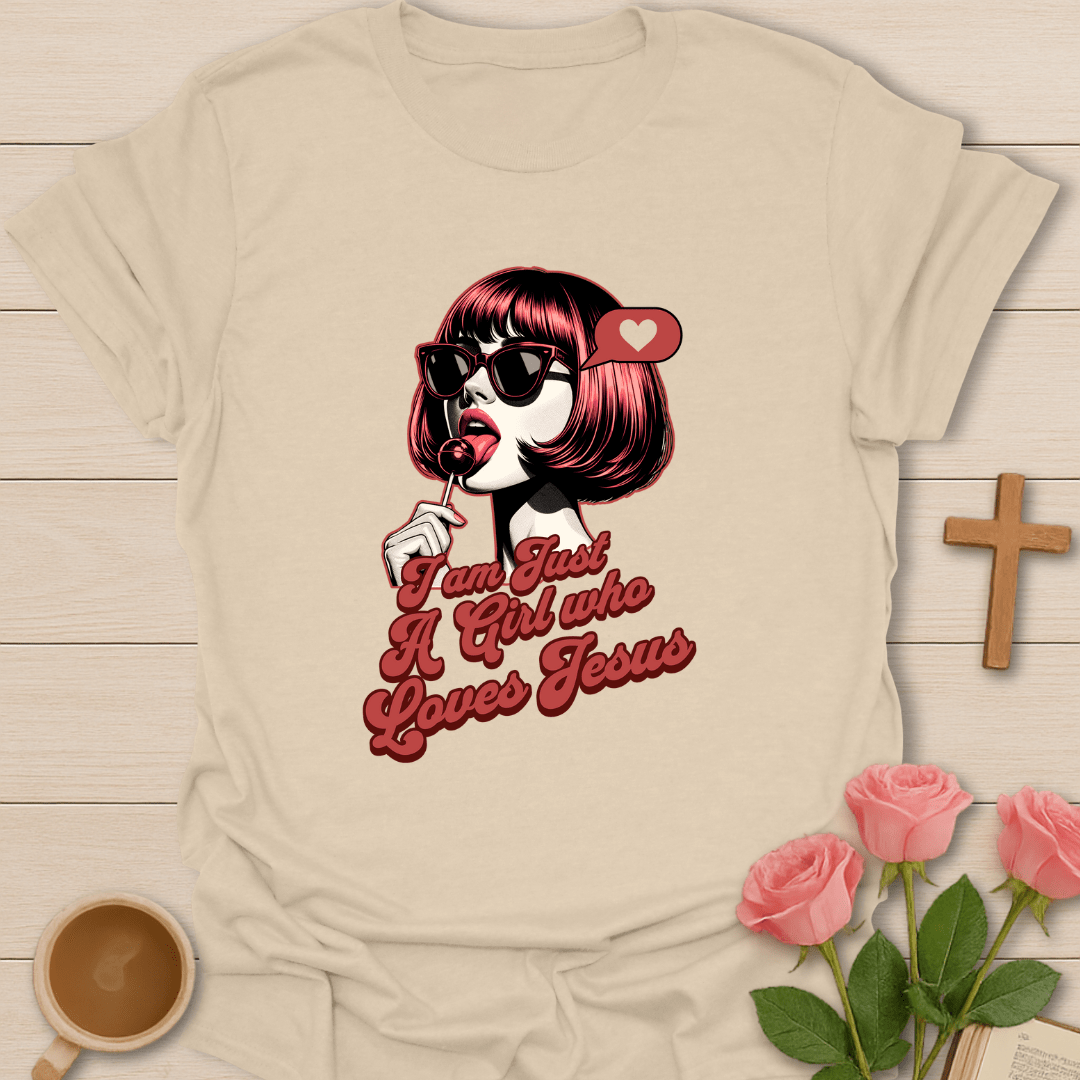 Lollipop Girl T-Shirt - Kozzy Co Sand / S