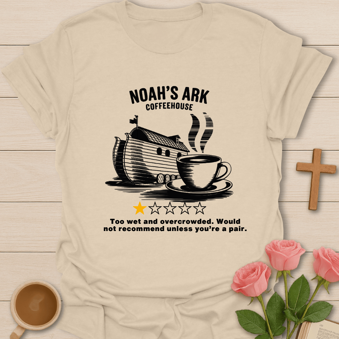 Noah's Ark Coffee House One Star Review T-Shirt