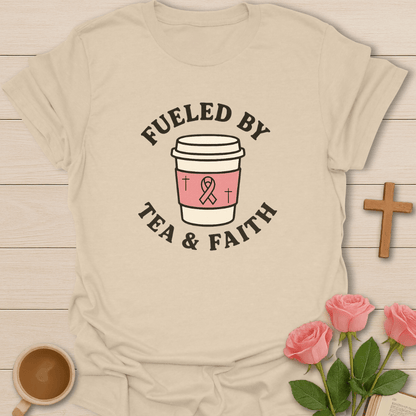 Pink Ribbon Tea And Faith T-Shirt
