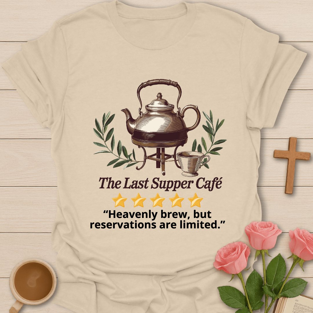The Last Supper Cafe Review T-Shirt