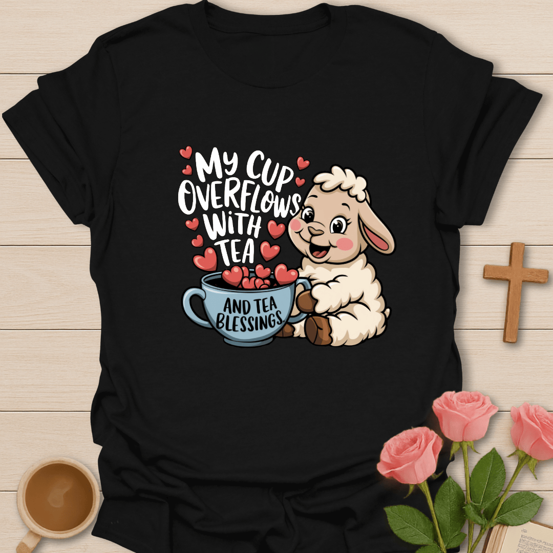 Lamb Tea Blessings T-Shirt T-Shirt