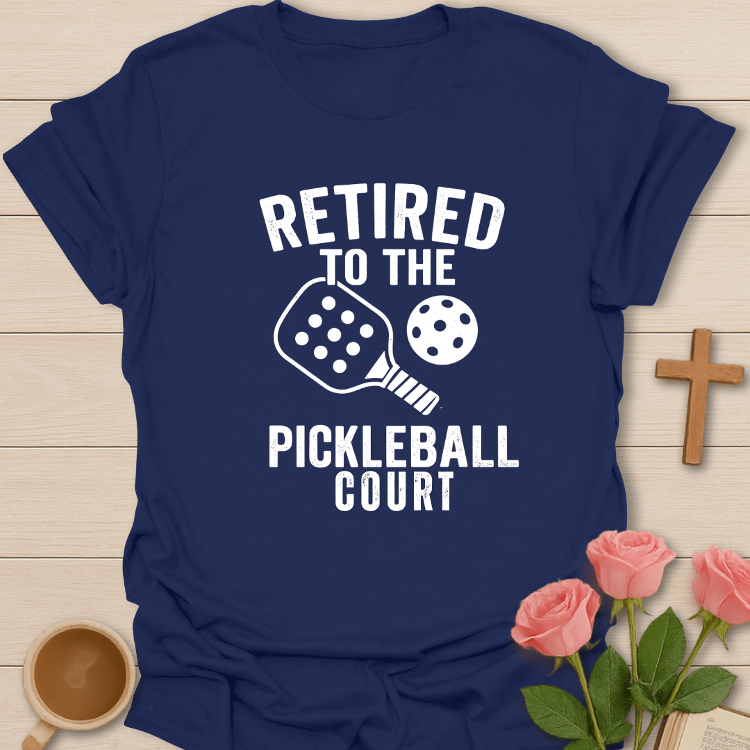 Retired Pickleball Court T-Shirt