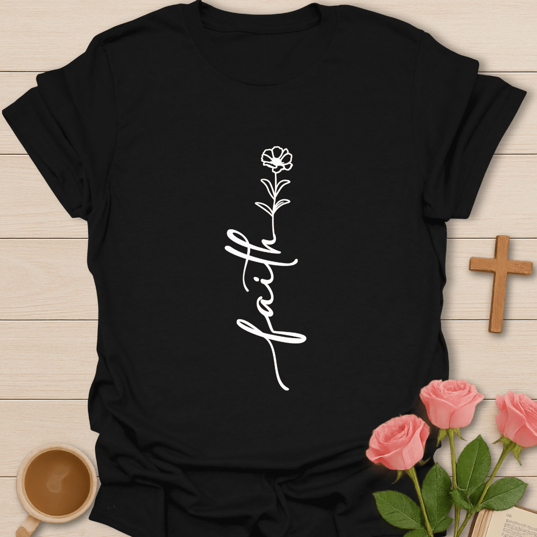 Faith Flower T-Shirt T-Shirt