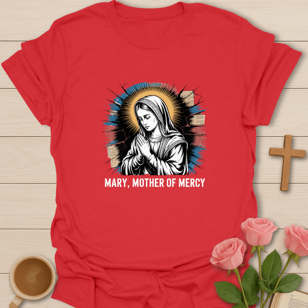 Mary Mother Of Mercy T-Shirt T-Shirt