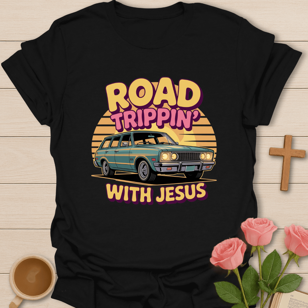 Retro Jesus' Road Trip T-Shirt