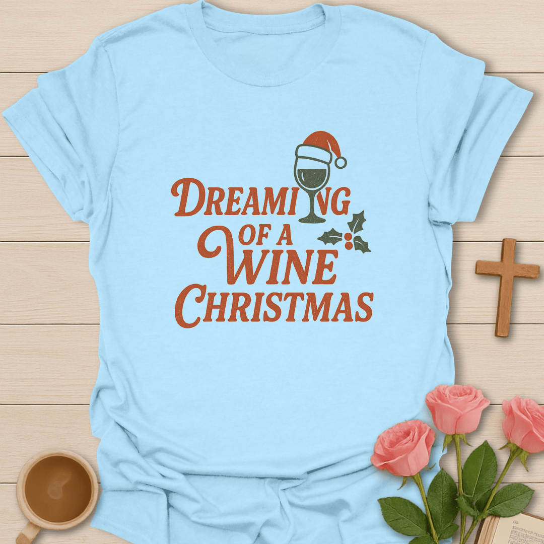 Dreamy Christmas T-Shirt - Kozzy Co Light Blue / S