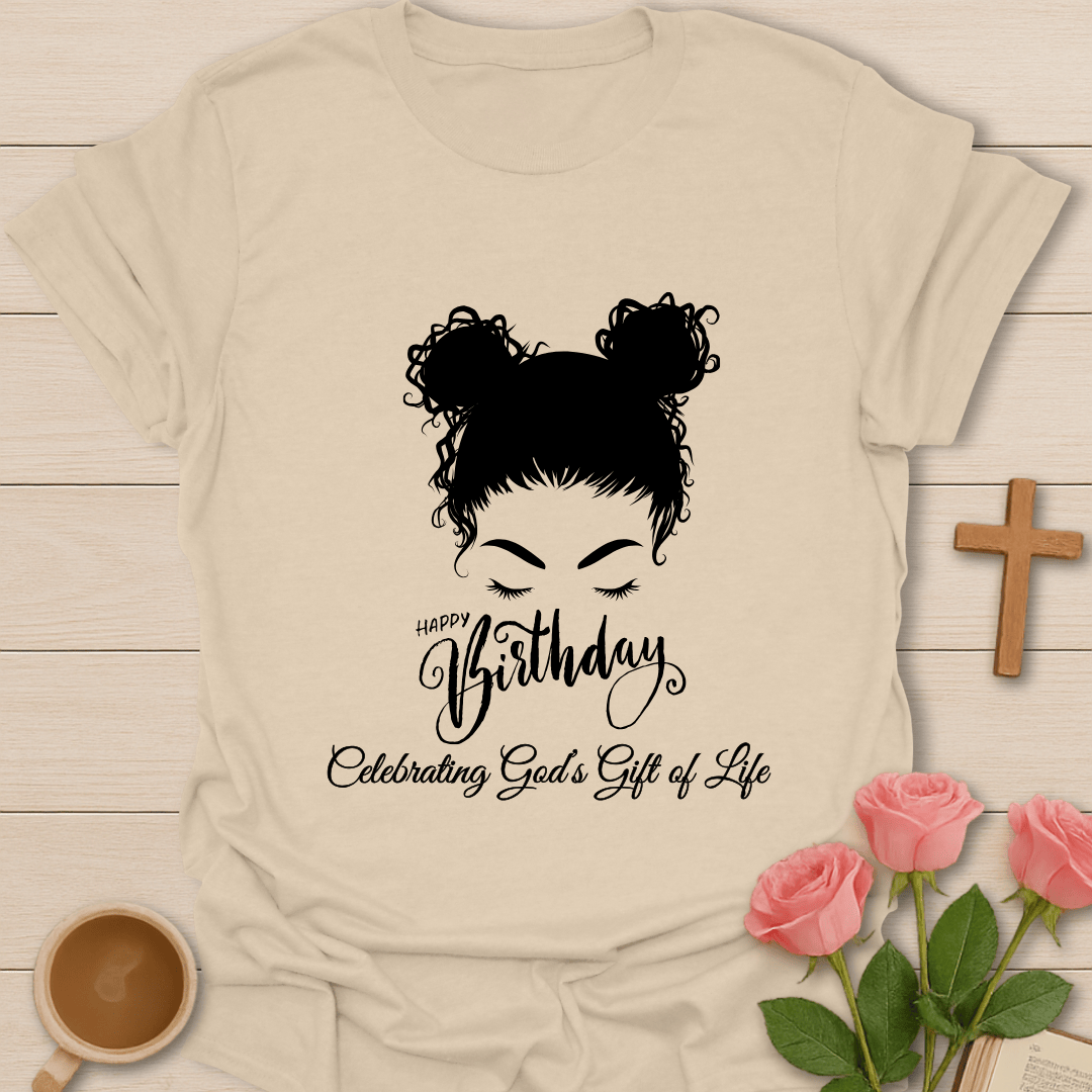 Celebrating Life T-Shirt - Kozzy Co Sand / S
