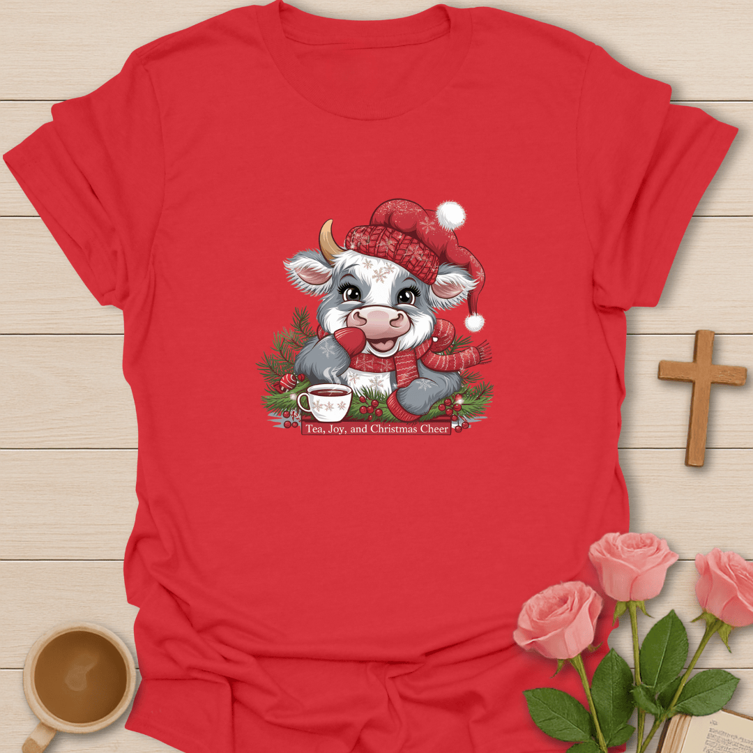 Tea, Joy & Christmas Cheer T-Shirt T-Shirt