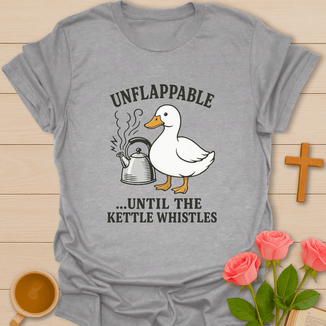 Unflappable Kettle T-Shirt - Kozzy Co Sport Grey / S