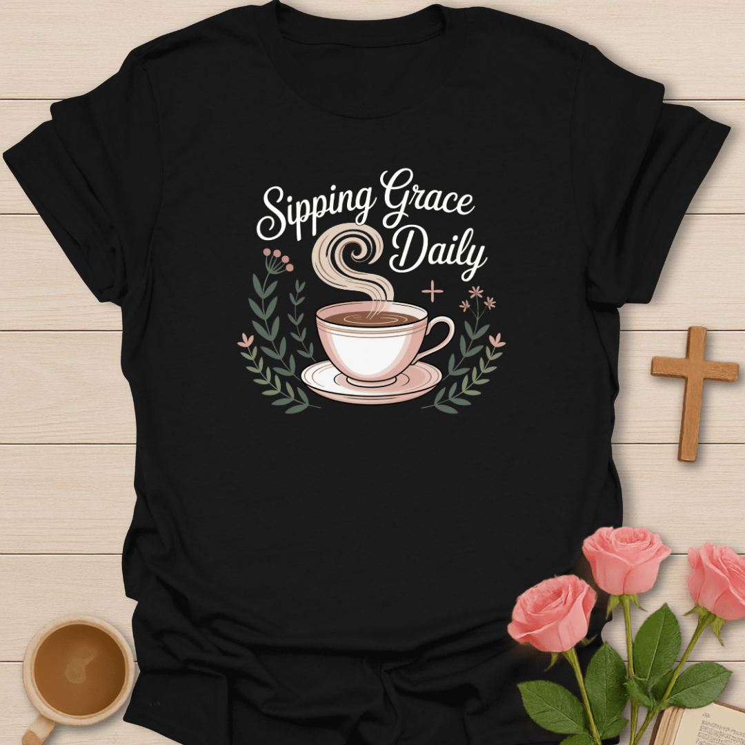 Sipping Grace Daily T-Shirt