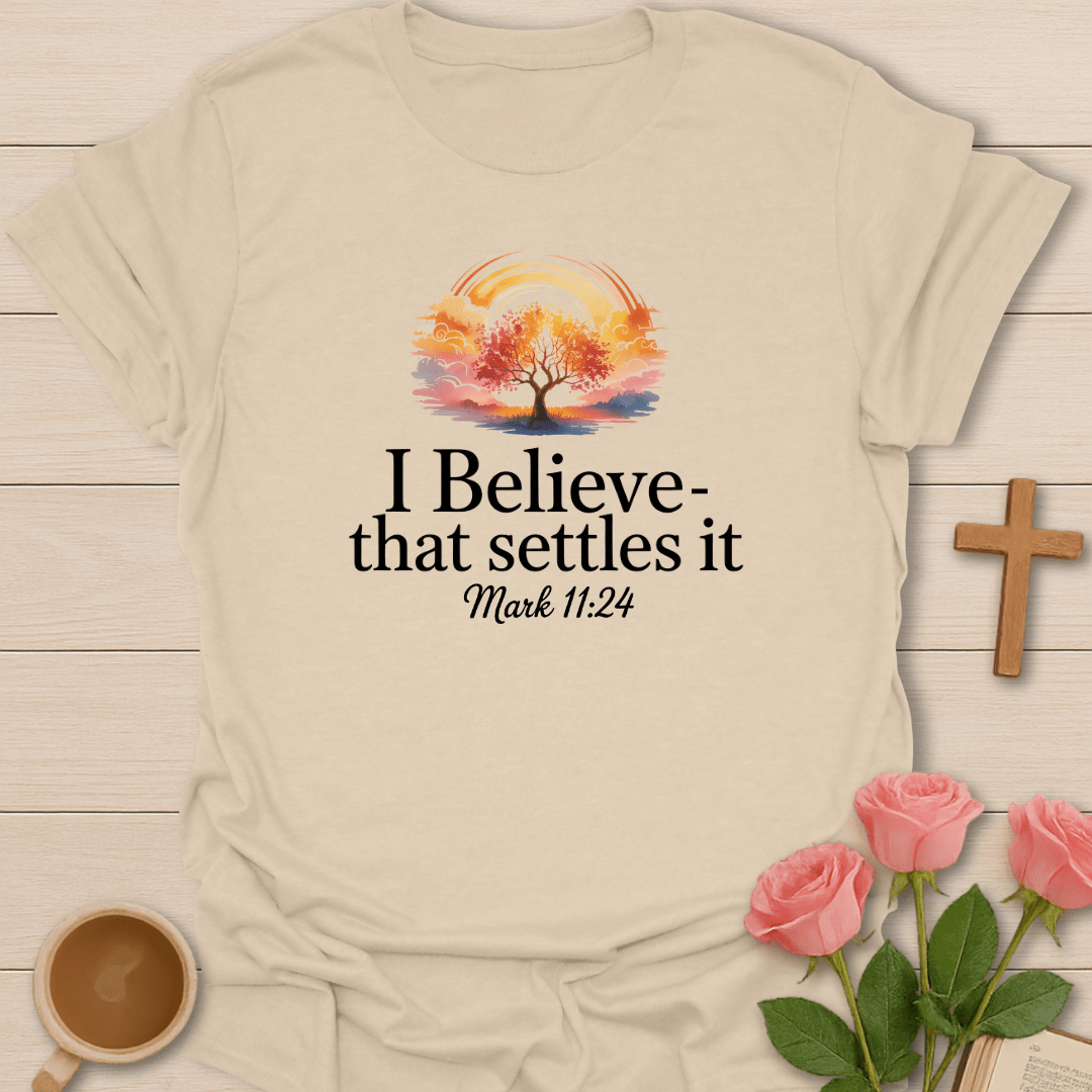 That Settles It T-Shirt - Kozzy Co Sand / S