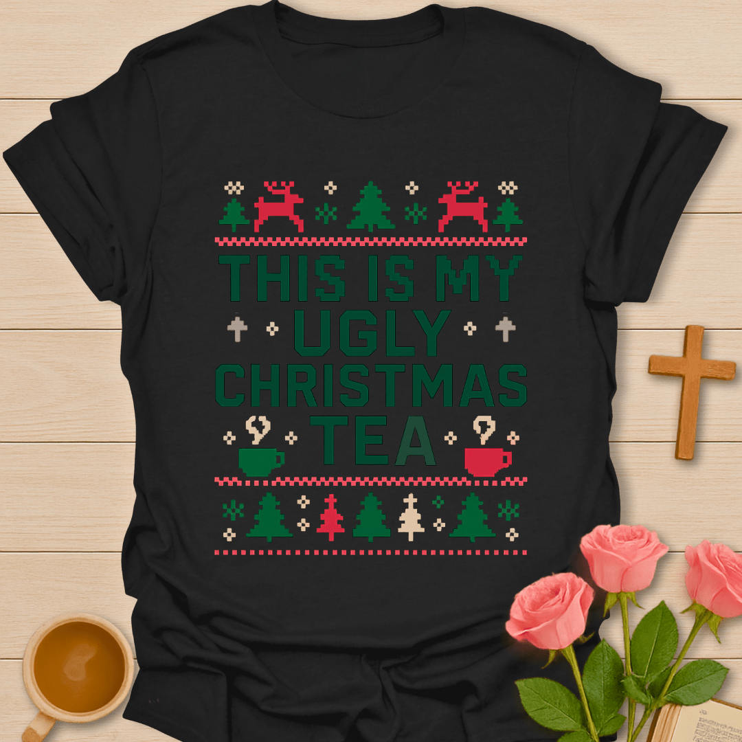 Ugly Christmas Tea T-Shirt T-Shirt