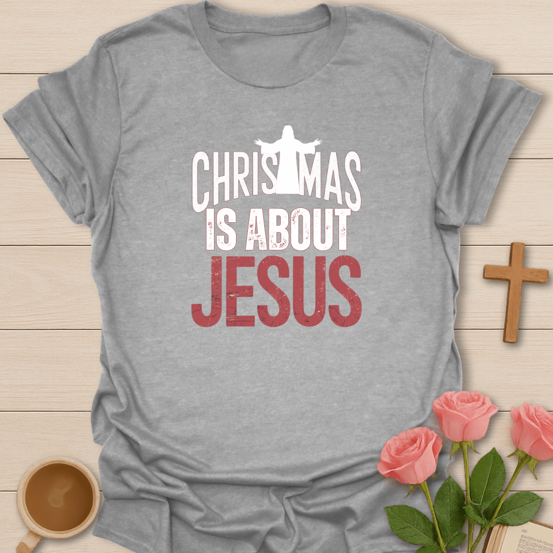 About Jesus Christmas T-Shirt T-Shirt