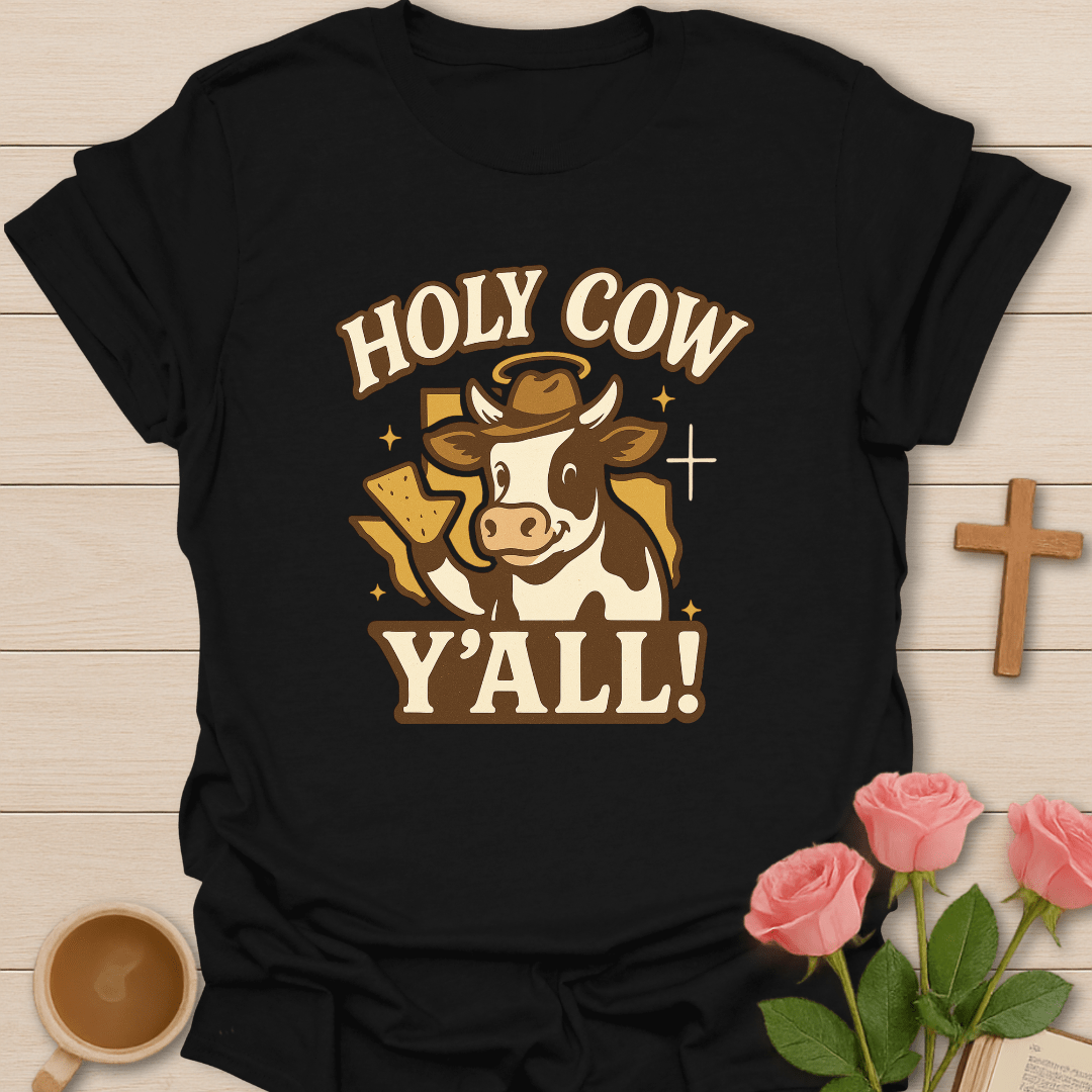 Texas Holy Cow Y'all T-Shirt