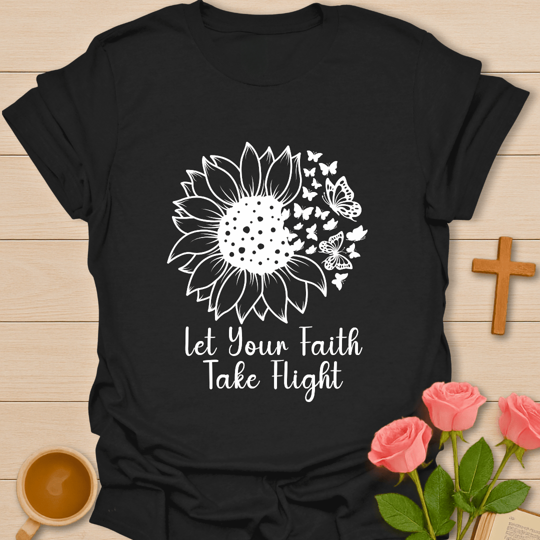 Faith Sunflower Flight T-Shirt T-Shirt
