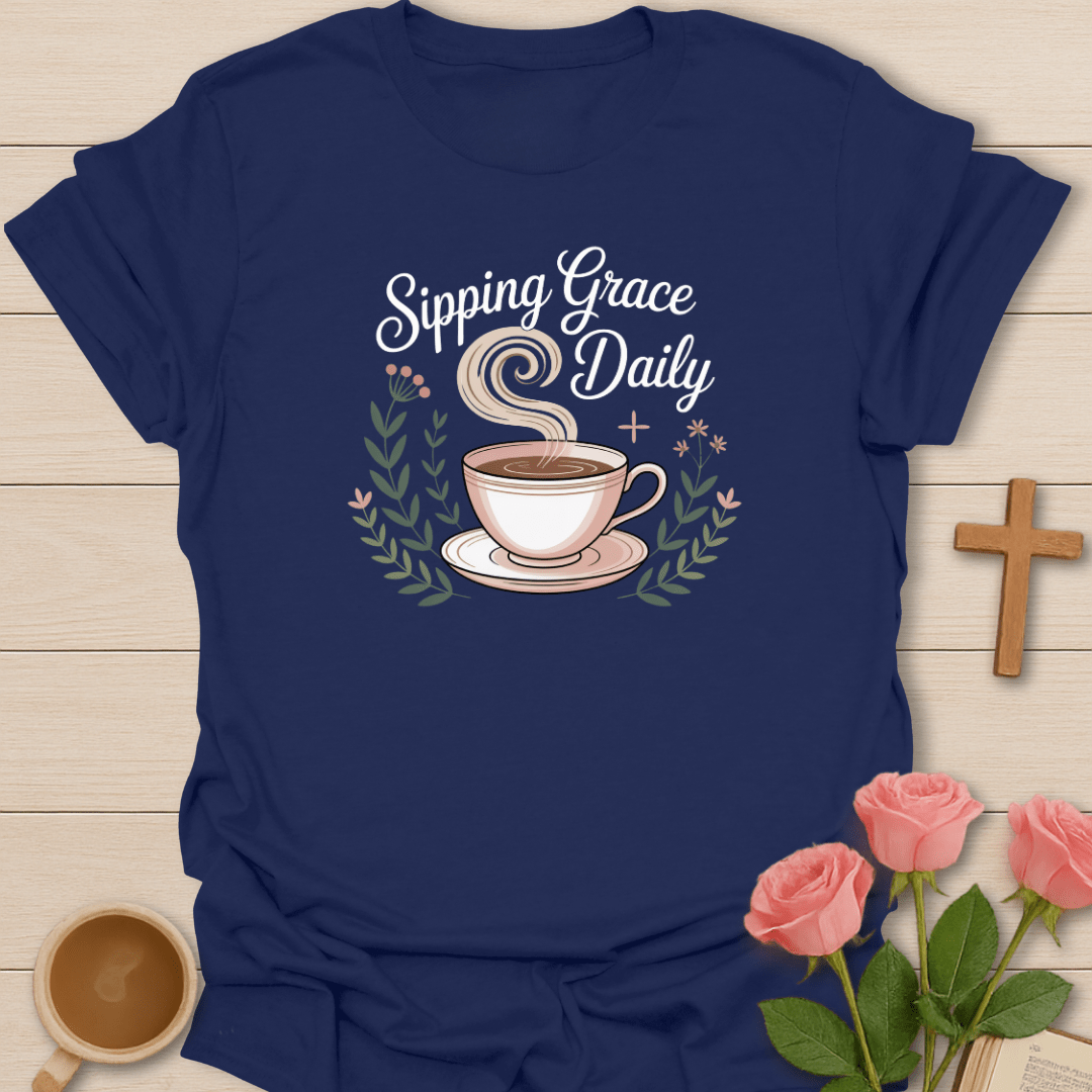 Sipping Grace Daily T-Shirt