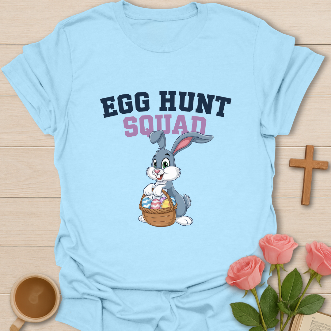 Bunny Egg Hunt Squad  T-Shirt