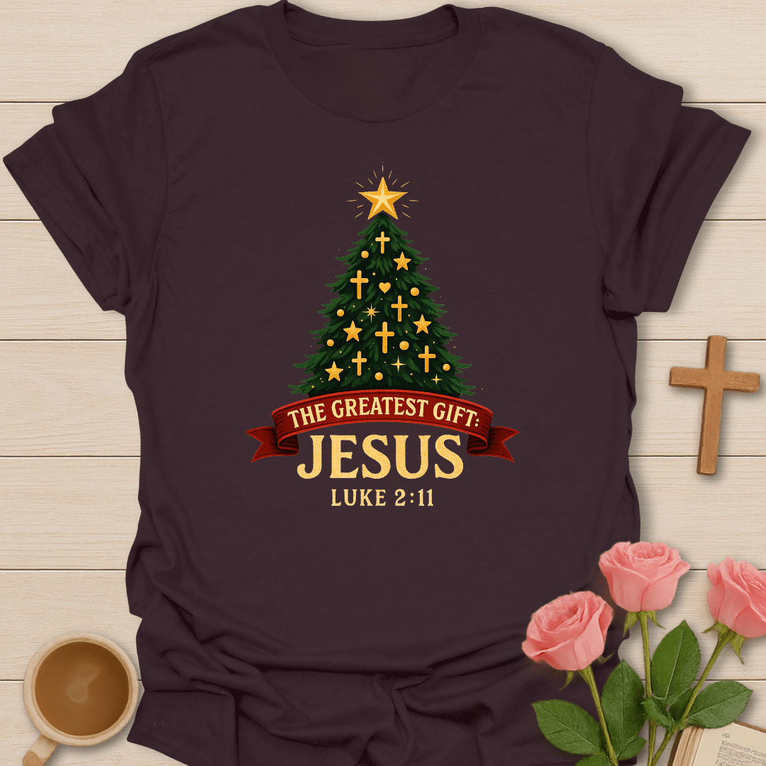 O Holy Night Tree Christmas T-Shirt T-Shirt