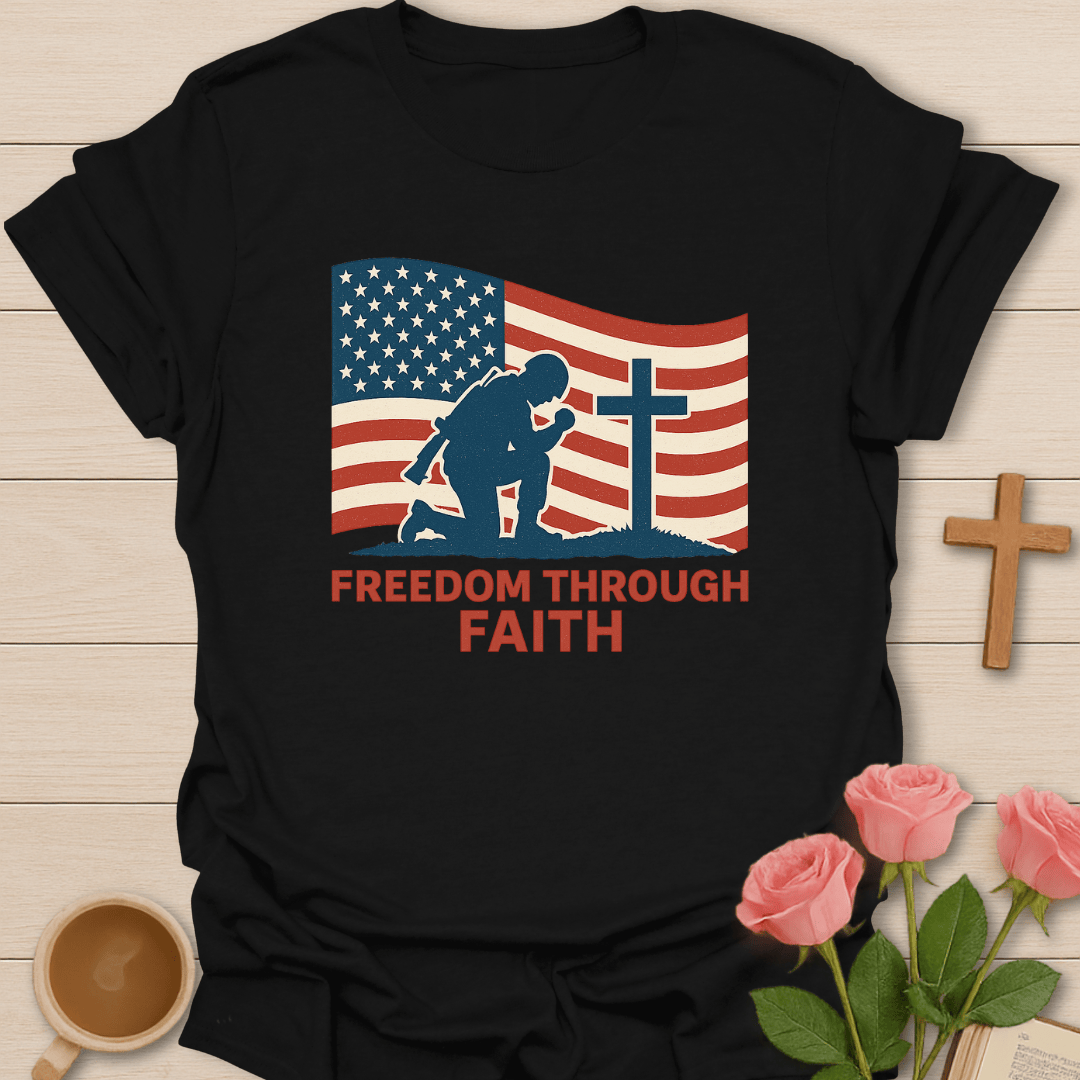 His Freedom Through Faith T-Shirt