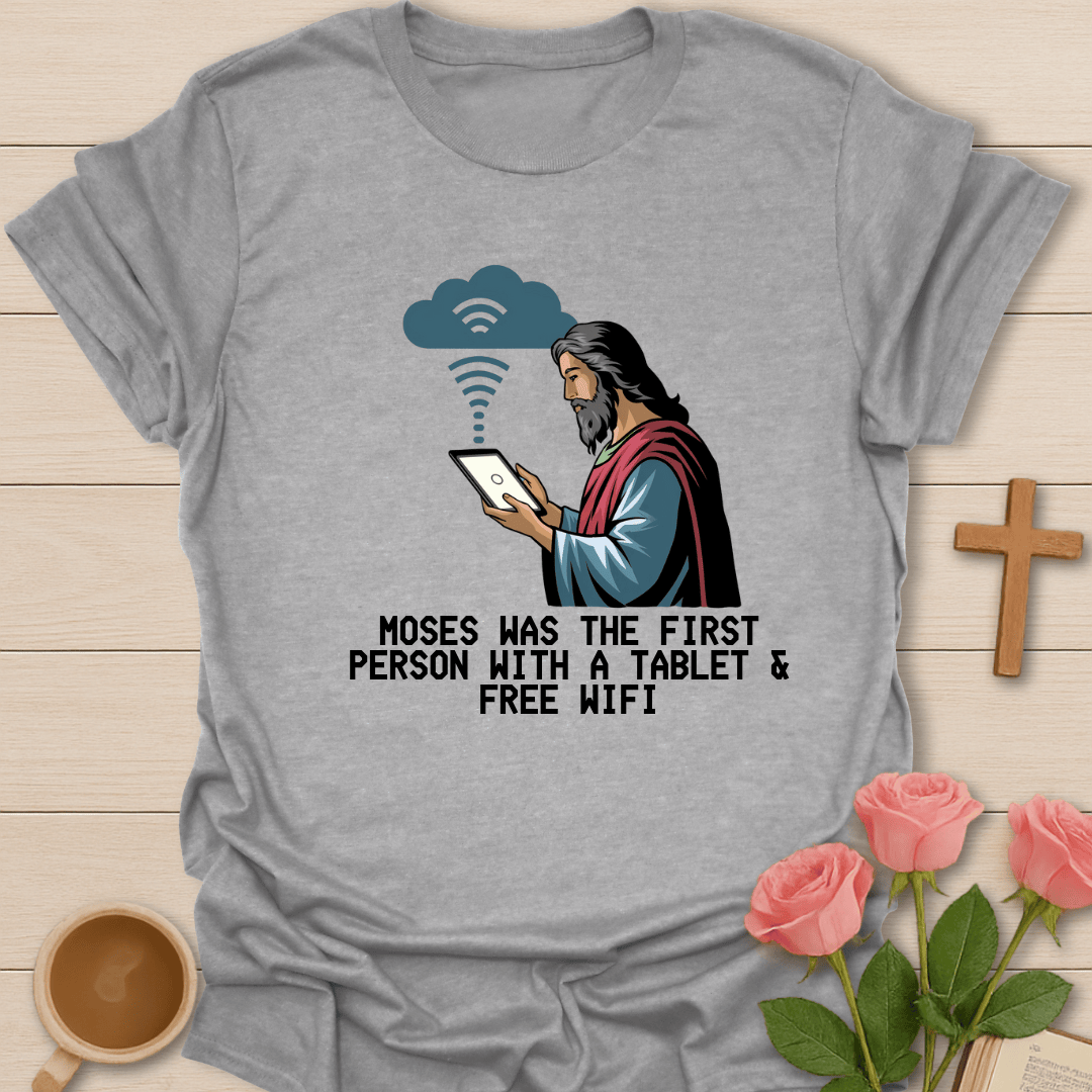 Moses' WiFi T-Shirt - Kozzy Co Sport Grey / S