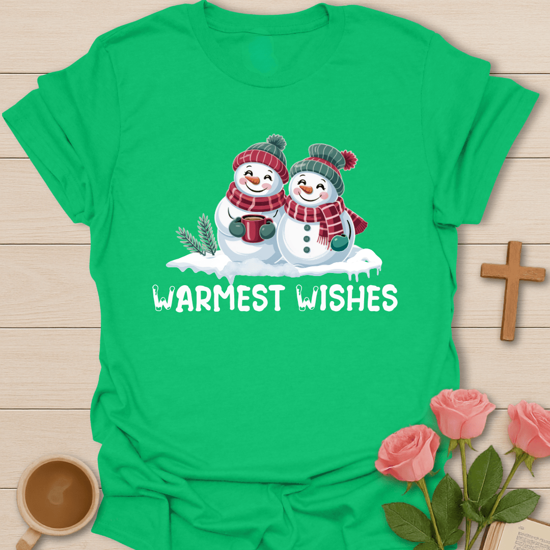 Warmest Wishes Snow-Couple T-Shirt T-Shirt