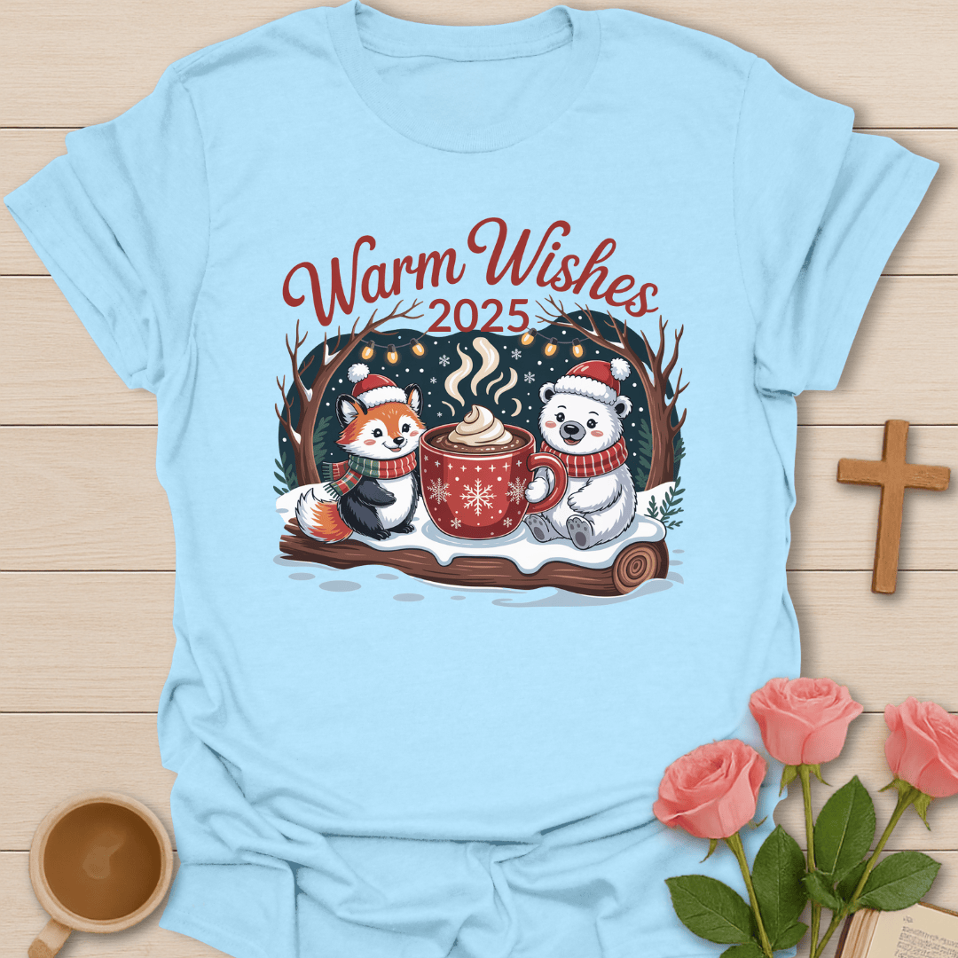 Warm Wishes 2025 Christmas T-Shirt T-Shirt