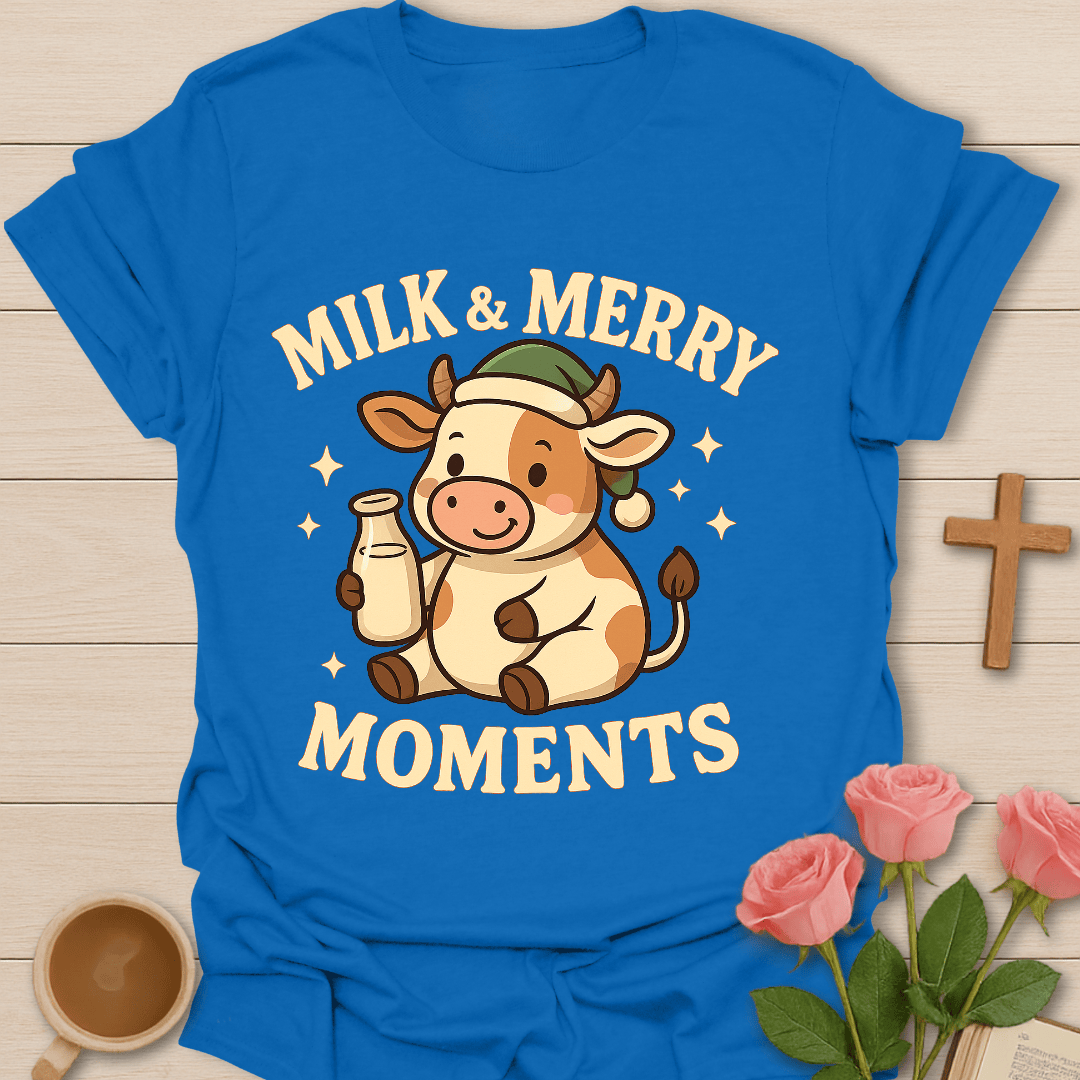 Milk & Merry Moments T-Shirt T-Shirt