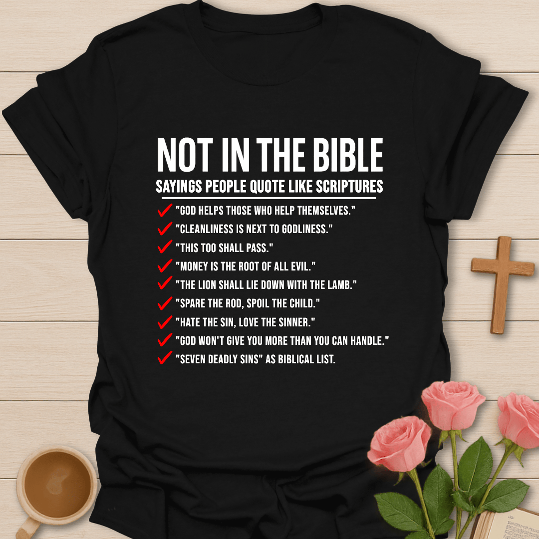 Not In The Bible T-Shirt T-Shirt
