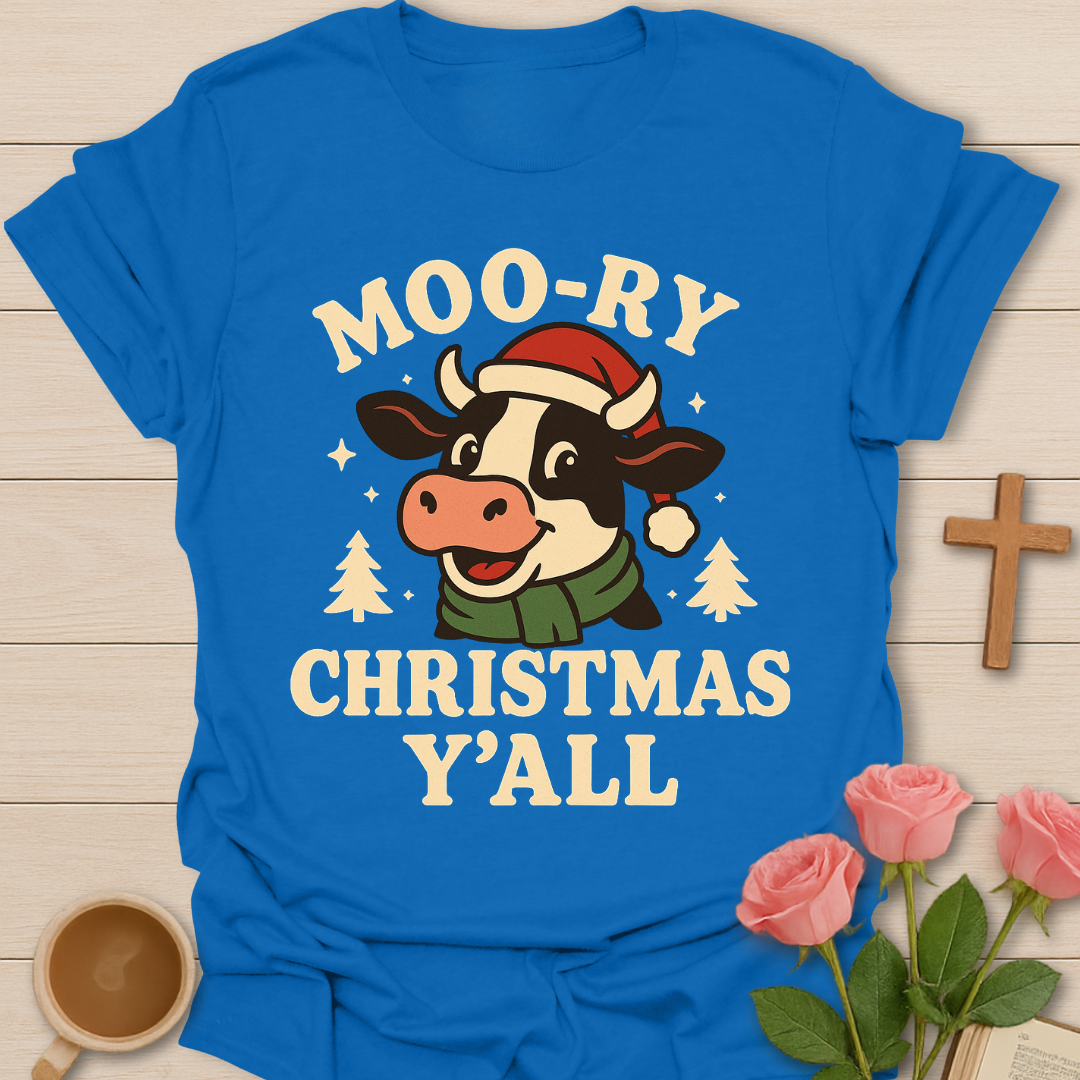 Moory Christmas Y'all T-Shirt