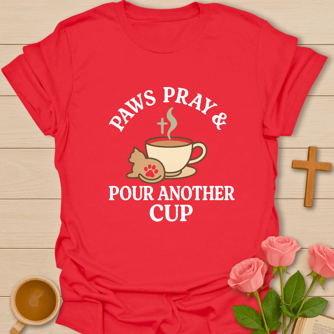 Paws Pray Pour T-Shirt