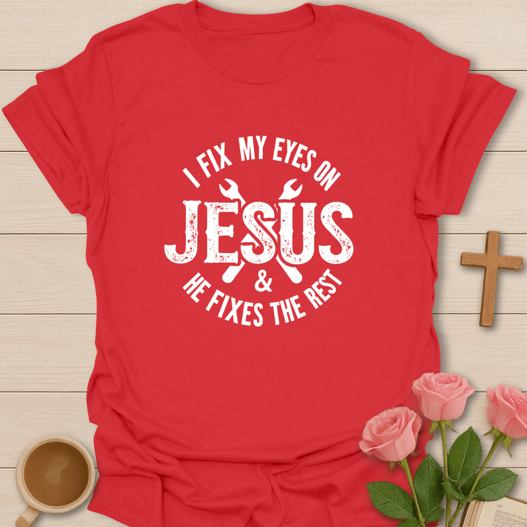 Jesus Fixes T-Shirt - Kozzy Co Red / S
