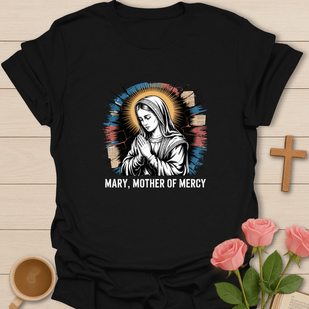Mary Mother Of Mercy T-Shirt T-Shirt