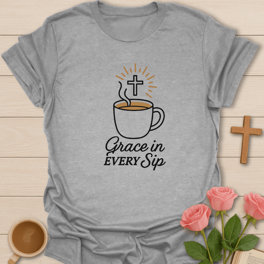Grace In Every Sip T-Shirt T-Shirt