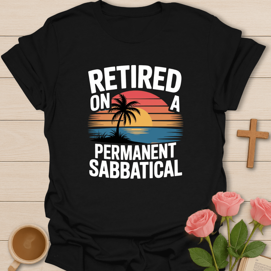 Retro Retired Professor T-Shirt - Kozzy Co Black / S