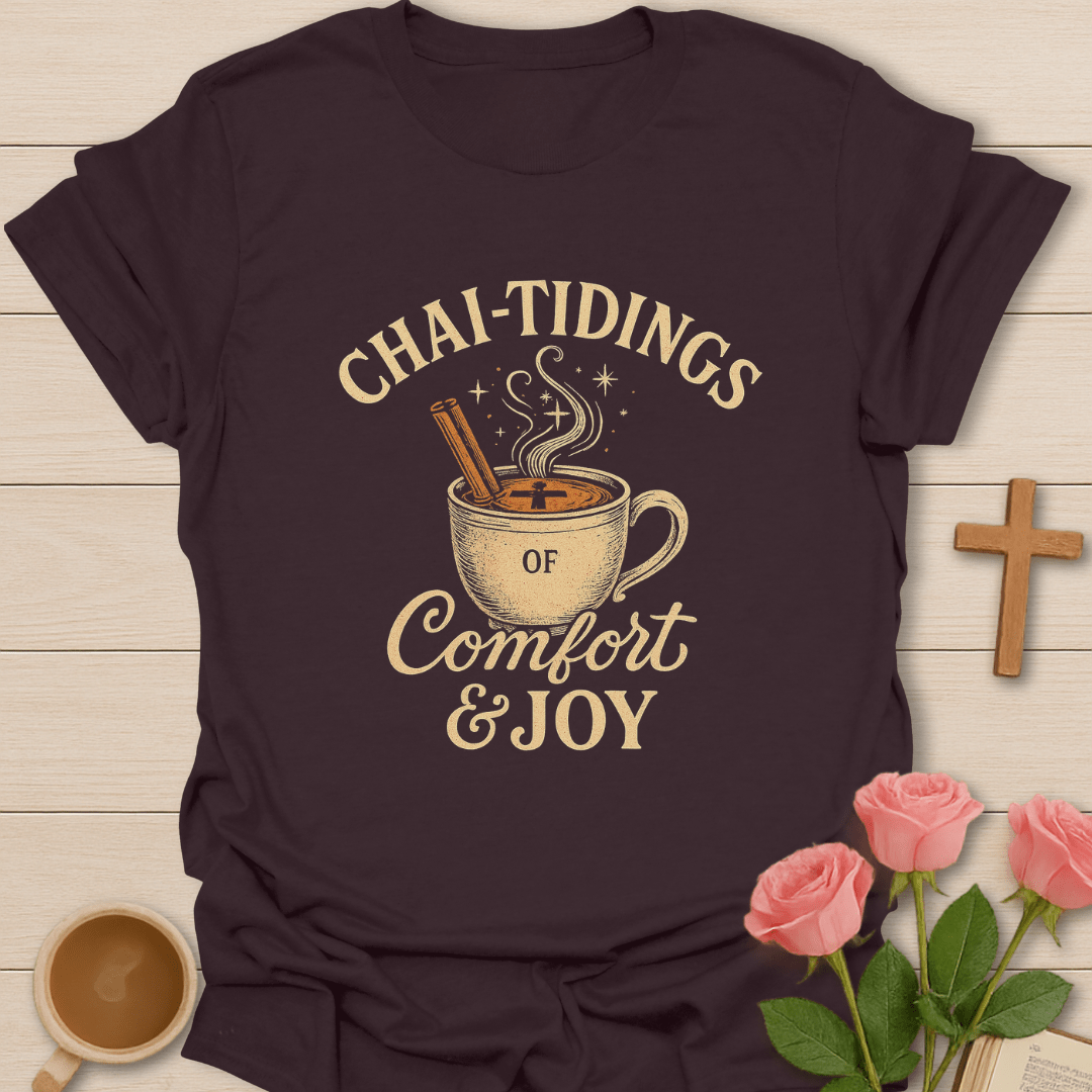 Chai-Tidings Christmas T-Shirt T-Shirt